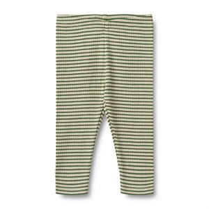 Wheat -  Jersey Leggings Jules, Elm Green Stripe